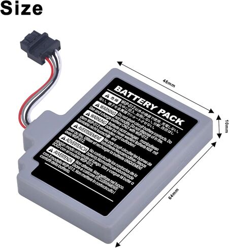 بطارية Uwayor Wii U Gamepad، بطارية قابلة للشحن 2000 مللي أمبير في الساعة لبطارية Nintendo Wii U Gamepad WUP-012 مع مفك براغي in Kuwait