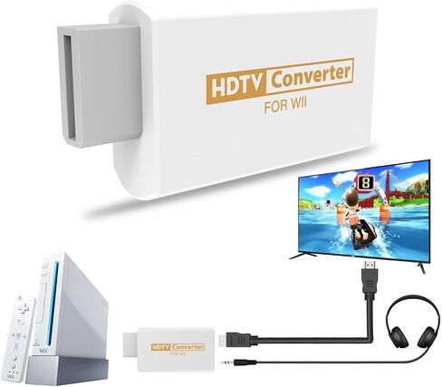 IQIKU HDMI Adapter for WII with HDMI Cable in Saudi Arabia