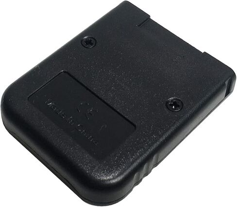 32MB(507 Blocks) Gamecube Memory Card for Gamecube & Wii, Black | Durable ABS, Plug-and-Play. Stores Multiple Game Saves, Works with Gamecube/Wii, High Speed and Efficient in Kuwait