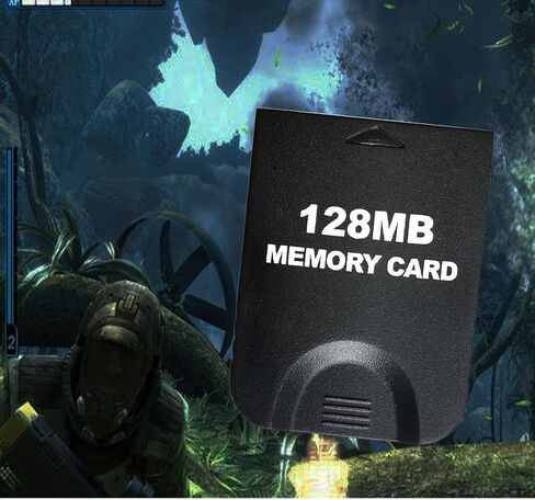 32MB(507 Blocks) Gamecube Memory Card for Gamecube & Wii, Black | Durable ABS, Plug-and-Play. Stores Multiple Game Saves, Works with Gamecube/Wii, High Speed and Efficient in Kuwait