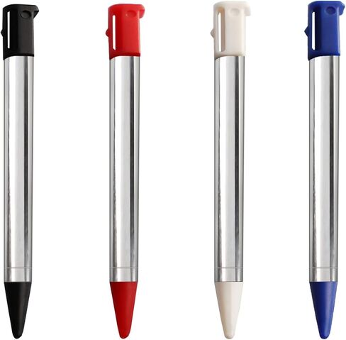 3DS Stylus Pen, Metal Retractable Replacement Stylus Compatible with Nintendo 3DS, 4in1 Combo Touch Styli Pen Set Multi Color for 3DS in Saudi Arabia