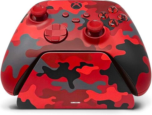 Controller Gear Pulse Red Universal Xbox Pro Charging Stand with 1100 Mah Rechargeable Battery, Charging Station for Xbox Series X|S and Xbox One in Saudi Arabia