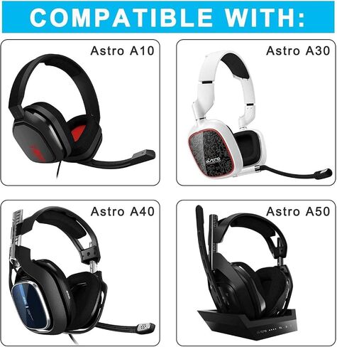 سلك كابل بديل CYPHER.V لسماعات الألعاب Astro A40/A40TR/A10، سلك Aux مع التحكم في مستوى الصوت 2.0 متر 6.5 قدم متوافق مع Xbox one PC Ps4 وما إلى ذلك (أسود) in Kuwait