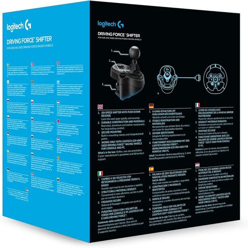 Logitech Driving Force Shifter - USB for PS4 and Xbox One, 941-000130 (for PS4 and Xbox One) in Kuwait