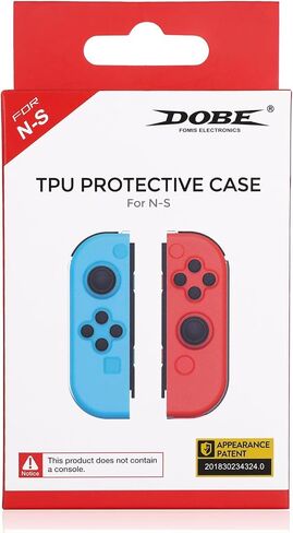 حافظة Finera بديلة ناعمة لجهاز Nintendo Switch Joy-Con، حافظة حماية شفافة من مادة TPU متوافقة مع وحدة التحكم المحمولة NS Joy Cons in Kuwait