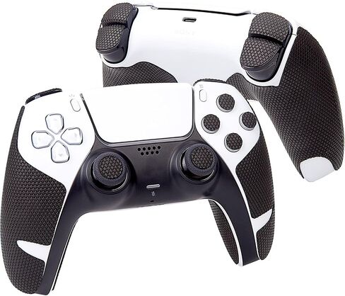 HOTLINEGAMES Controller Grips Compatible with PS5 Dualsense Edge, PlayStation 5 Controller Accessories, Skin Kit, Anti-Slip Grip Tape, Sweat-Absorbent, Easy to Apply (Handle Grips+Buttons+Triggers) in Kuwait
