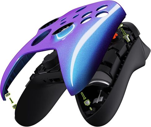 غلاف أمامي مغناطيسي بديل FaceMag باللون الأخضر النيون من eXtremeRate لوحدة تحكم Xbox Series X & S، حلقة مميزة لغطاء لوحة الواجهة DIY لوحدة تحكم Xbox Core موديل 1914 - وحدة التحكم غير متضمنة in Saudi Arabia
