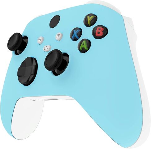 eXtremeRate Gradient Blue Violet Replacement Front Housing Shell for Xbox Series X Controller, Soft Touch Custom Cover Faceplate for Xbox Series S Controller - Controller NOT Included in Saudi Arabia