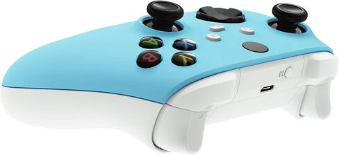 eXtremeRate Gradient Blue Violet Replacement Front Housing Shell for Xbox Series X Controller, Soft Touch Custom Cover Faceplate for Xbox Series S Controller - Controller NOT Included in Saudi Arabia