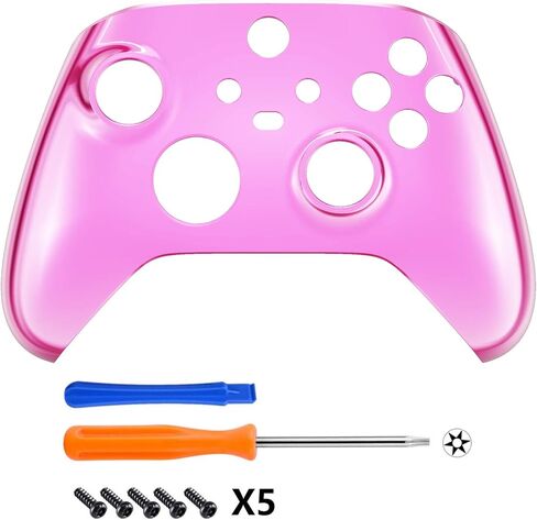 eXtremeRate Tri-Color Gradient Shell for Xbox Core Wireless Controller - Revamp Your Gaming Gear - Black Gold Silver Acessories Cover Faceplate for Xbox Series X & S Control[Controller NOT Included] in Saudi Arabia