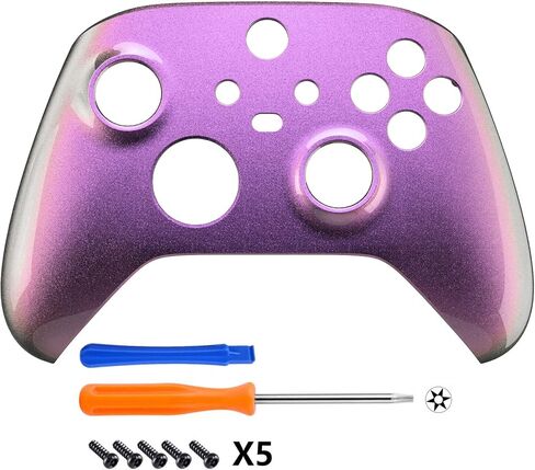 eXtremeRate Custom Shell for Xbox Series X/S Controller - Revamp Your Gaming Gear - Replacement Game Acessories Cover Faceplate for Xbox Core Wireless Controller - Chrome Gold in Saudi Arabia