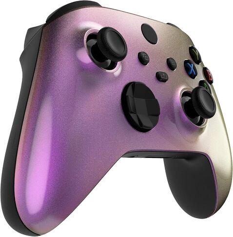 eXtremeRate Custom Shell for Xbox Series X/S Controller - Revamp Your Gaming Gear - Replacement Game Acessories Cover Faceplate for Xbox Core Wireless Controller - Chrome Gold in Saudi Arabia