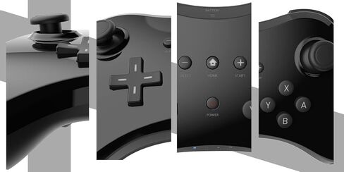 Cenxaki Wireless Pro Controller for Nintendo Wii U Pro Console,Wireless Dual Analog Bluetooth Wii U Controller Gamepad with Classic Style - Black PC in Kuwait