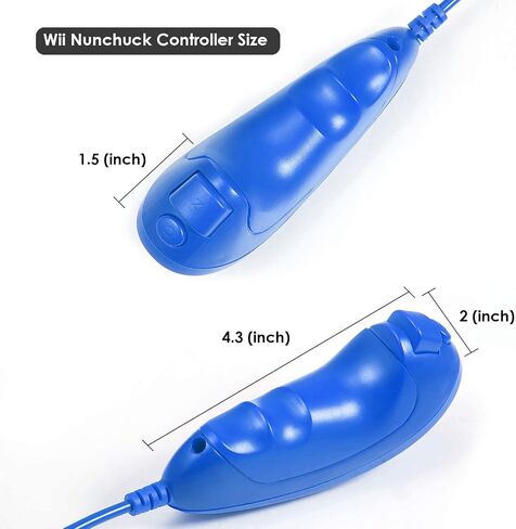 4 قطع من وحدة تحكم Wii Nunchuck، وحدات تحكم MODESLAB Nunchuk بديلة لوحدة تحكم لوحة التحكم عن بعد لوحدة تحكم Wii Wii U in Saudi Arabia