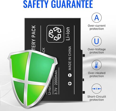 JDIRLDL DS Lite Battery, USG-003 3.7V 2000mAh Replacement Lithium-ion Battery for Nintendo DS Lite, NDSL Game Player Battery with Tools (Not for Nintendo DSi, DSi XL, DSi LL) in Kuwait