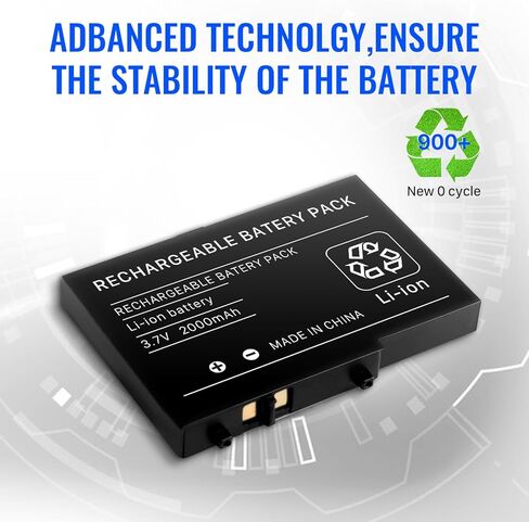 JDIRLDL DS Lite Battery, USG-003 3.7V 2000mAh Replacement Lithium-ion Battery for Nintendo DS Lite, NDSL Game Player Battery with Tools (Not for Nintendo DSi, DSi XL, DSi LL) in Kuwait