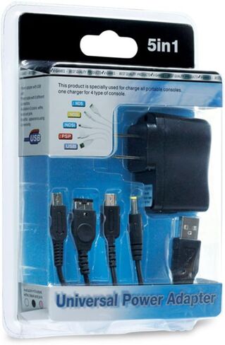 محول طاقة عالمي تفاعلي 5 في 1 من ريد ليون لـ 2Ds/Dsi/Ds Lite/Ds/Psp/Gba/USB in Saudi Arabia