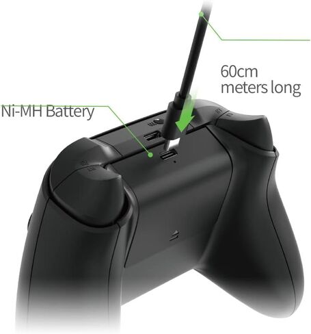 1 Pack Rechargeable Battery Pack for X-Series S/X Controller, Battery Pack with USB Charging Cable and LED Indicator in Kuwait
