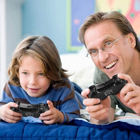 JINHOABF Wireless Controller for PS3 Controller,Built-in Dual Vibration Gamepad Compatible for PS3 Controller,with Charger Cable (Black) in Kuwait