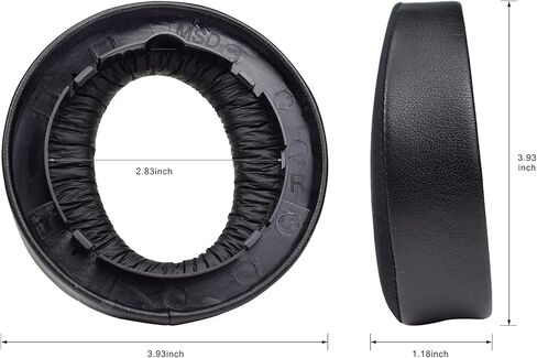 MOLGRIA Replacement Ear Pads, Earpads Cushion Cover for Sony PS3 PS4 Platinum Wireless PlayStation 3 PlayStation 4 Headset 2018 Version CECHYA-0090 Stereo 7.1 Virtual Surround Headset(Black) in Saudi Arabia