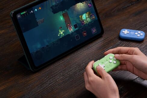 Nargos 8Bitdo Zero 2 Bluetooth Key Chain Sized Mini Controller for Nintendo Switch 1/2, Windows and Android (Turquoise Edition) in Kuwait