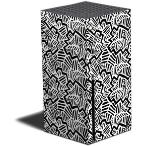 MIGHTY SKINS Skin Compatible with Xbox Series X - Abstract Black | Protective, Durable, and Unique Vinyl Decal wrap Cover | Easy to Apply and Change Styles | Made in The USA (MIXBSERX-Abstract Black)