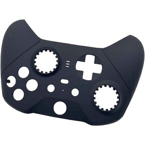 Meijunter Front Housing Shell Case Faceplate Cover Replacement Parts Compatible with Xbox One Elite Series 2 Controller (Black)