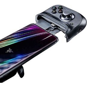 وحدة تحكم الألعاب المحمولة Razer Kishi / Gamepad لأجهزة iPhone iOS: تعمل مع معظم أجهزة iPhone - iPhone X، 11، 12 - Apple Arcade، Amazon Luna - ممر Lightning Port - قبضة الهاتف المحمول - معتمد من MFi (متجدد) in Kuwait