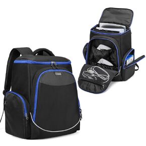 Trunab Gaming Console Backpack Travel Bag Compatible with PS5/PS4/Xbox One | Fits 15.6" laptop, Multiple Pockets for Gaming Accessories,Padded Protection in Saudi Arabia