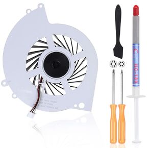 ARLBA New PS4 مروحة تبريد داخلية KSB0912HE CK2M بديلة لوحدة تحكم ألعاب Sony Playstation 4 CUH-1200 CUH-1215A CUH-1215B CUH-12XX CUH-1200AB01 CUH-1200AB02 500G W/مجموعة أدوات اللصق الحراري in Kuwait