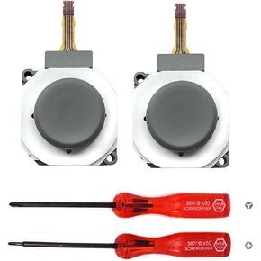 Partsatoz Pack of 2 3D Analog Joystick Button Control Thumb Stick with Thumbstick Circle Pad Cover Cap Replacement for Nintendo New 3DS New 2DS New 3DS XL LL (NOT for 2DS 3DS 3DS XL LL) in Kuwait