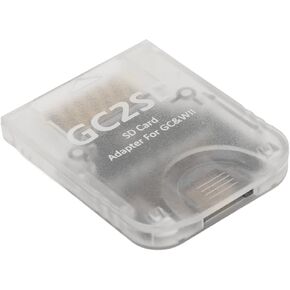 GC2SD Card Reader for Wii Micro Storage Card Adapter, Micro Memory Card with Maximum Memory Of 512GB for Storing Games and Is Convenient to Use and Simple to Operate(Transparent) in Kuwait