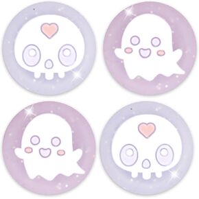 BelugaDesign Boba Dumpling Thumb Grips | Cute Cutecore Food Pork Bun Face Bubble Tea | Kawaii Japanese Button Joystick Cap Cover | Compatible with Nintendo Switch 1 Standard Lite OLED in Saudi Arabia