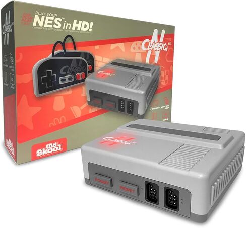 Old Skool CLASSIQ N HD Console Compatible with NES- Clone System Plays 8-bit game cartridges in HD in Saudi Arabia