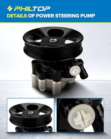 21-5264 Power Steering Pump for Sequoia 2001 2002 2003 2004 2005 2006 2007 4.7L, Tundra 2000-2006 4.7L, 443100C030, 443200C020, 443200C030 in Saudi Arabia