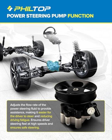 21-5264 Power Steering Pump for Sequoia 2001 2002 2003 2004 2005 2006 2007 4.7L, Tundra 2000-2006 4.7L, 443100C030, 443200C020, 443200C030 in Saudi Arabia