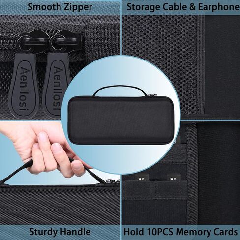 Aenllosi Hard Case for ASUS ROG Ally X/Rog Ally 7 inch 120Hz, Black in Saudi Arabia