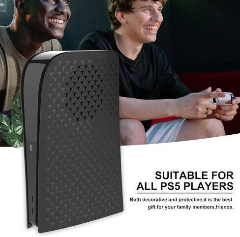 PS5 Console Face Plates,PlayStation 5 Accessories with Fan Vents Faceplate，with Dust Filter for Cooling Vents,Shockproof ABS Shell Cover Case (Pattern Disc Edition) in Kuwait