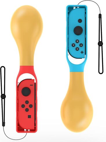 Sand Hammer Hand Grips, CODOGOY 2023 Samba Switch Sport Game Accessories Compatible with Switch/ Switch OLED, Switch Controller Grip NS Left & Right Handle for Samba de Amigo: Party Central (2PCS) in Kuwait