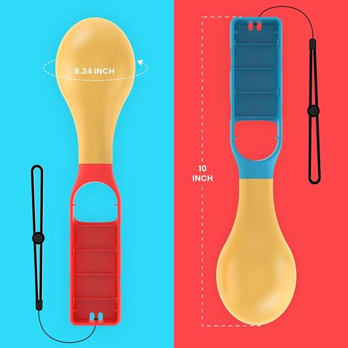 Sand Hammer Hand Grips, CODOGOY 2023 Samba Switch Sport Game Accessories Compatible with Switch/ Switch OLED, Switch Controller Grip NS Left & Right Handle for Samba de Amigo: Party Central (2PCS) in Kuwait