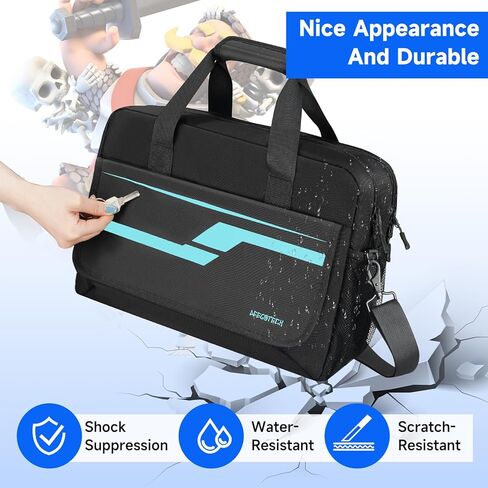 Deegotech Travel Carrying Case Compatible with PS5, Portable Protective Storage Bag for PlayStation5 Console Multiple Pockets for PS5 Disc/Controller/Game Cards & Accessories Tech Gifts for Men in Kuwait