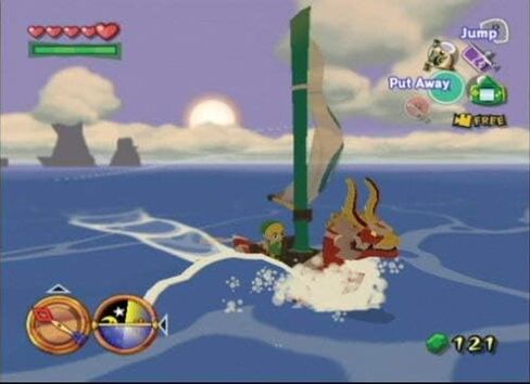 Legend of Zelda The Wind Waker - جيم كيوب (تجديد) in Saudi Arabia