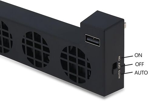 Cooling Fan for PS5, Cooling Accessories for PS5, Upgraded Quiet Cooler Fan with LED Light and USB 3.0 Hub for PS5 Disc and Digital Edition in Saudi Arabia