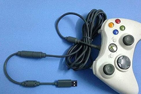 اوبتانيم كيبل دونجل USB بديل قابل للفصل لاجهزة تحكم مايكروسوفت Xbox 360 السلكية، رمادي - عبوة من 3 قطع in Kuwait
