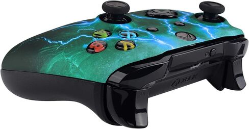 eXtremeRate Clown Hahaha Patterned Front Housing Shell Case for Xbox One S/X Controller, Soft Touch Faceplate Cover Replacement Kit for Xbox One S/X Controller (Model 1708) - Controller NOT Included in Saudi Arabia