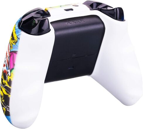 YoRHa Printing Rubber Silicone Cover Skin Case for Xbox One S/X Controller x 1(Spashing Paint) with Thumb Grips x 10 in Kuwait
