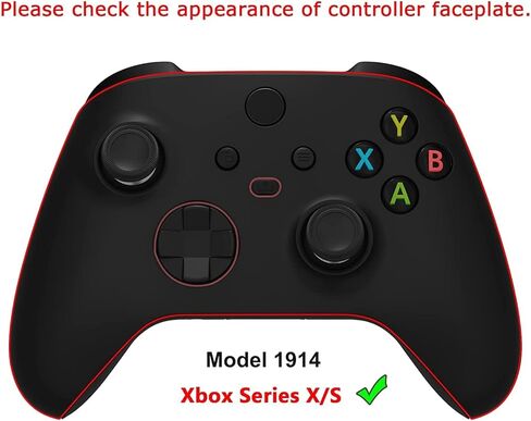 eXtremeRate Victor X Remap Kit for Xbox Series X/S Controller, 6 Profiles & Black Redesigned Back Shell & Side Rails & 4 Back Buttons for Xbox Core Wireless Controller - Controller NOT Included in Kuwait