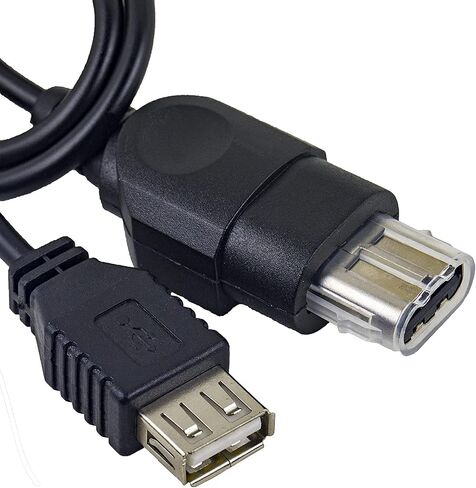 PC Female USB Converter Adapter Cable Cord for Original Xbox Console Gen.1 Console About 30.5in Length (2 PCS) in Kuwait