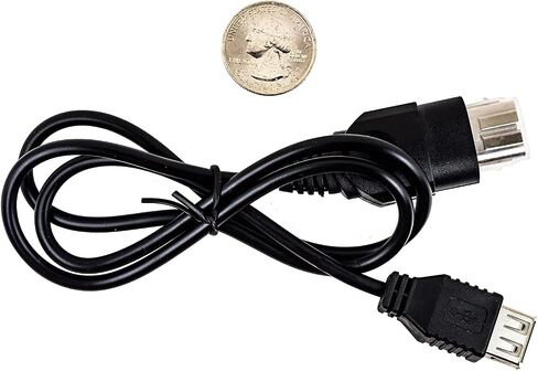 PC Female USB Converter Adapter Cable Cord for Original Xbox Console Gen.1 Console About 30.5in Length (2 PCS) in Kuwait