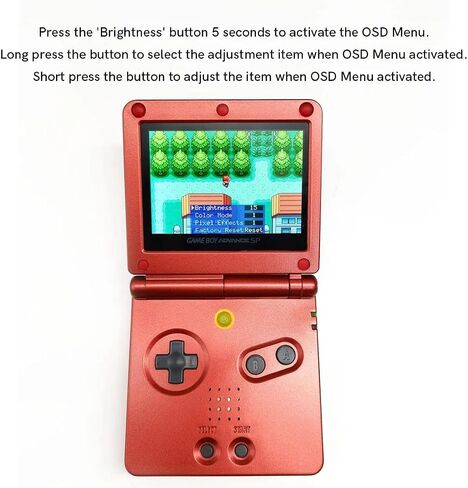 Game Boy Advance SP Drop-In 3.0 IPS Backlight LCD Mod Kit For AGS 001 & 101 [video game] in Saudi Arabia